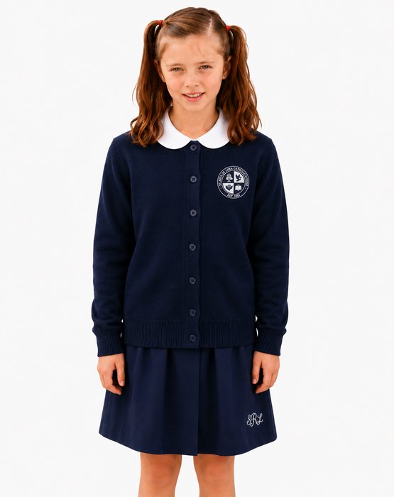 Cardigan with Round Collar (PreK-2nd)