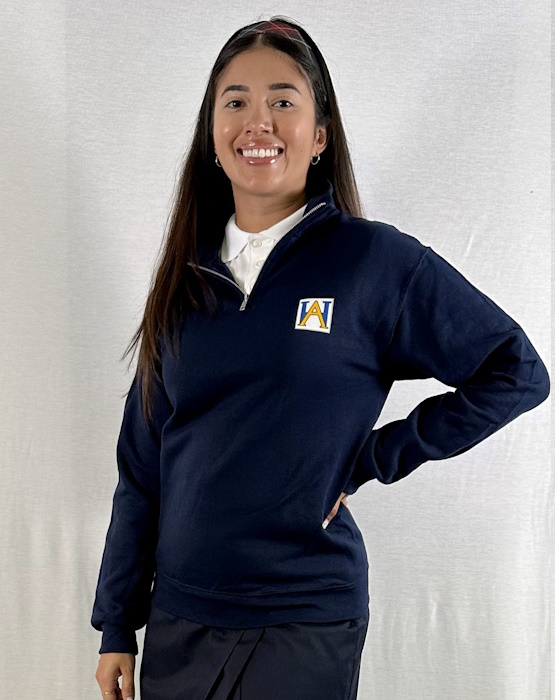 Navy Quarter Zip Sweatshirt